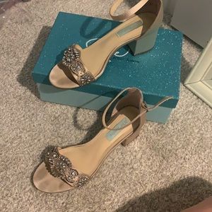 Blue by Betsey Johnson wedding shoes
